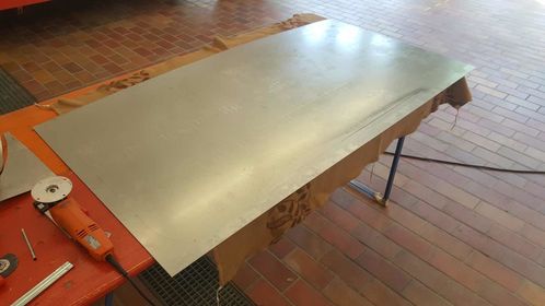 Arbeiten am hinteren Aufbau