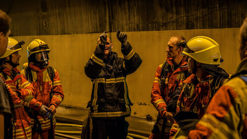 Tunnelübung Reutherbergtunnel 2023